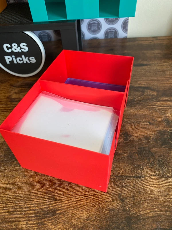 Sleeve & top loader sorter container new multi colour custom trading cards pokemon topps etc