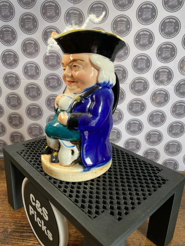 Vintage Burlington Tony character jug cup mug Mancave home bar decor