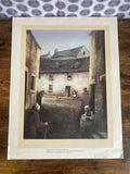 Vintage limited edition signed print Forgotten Village L Rushton /850