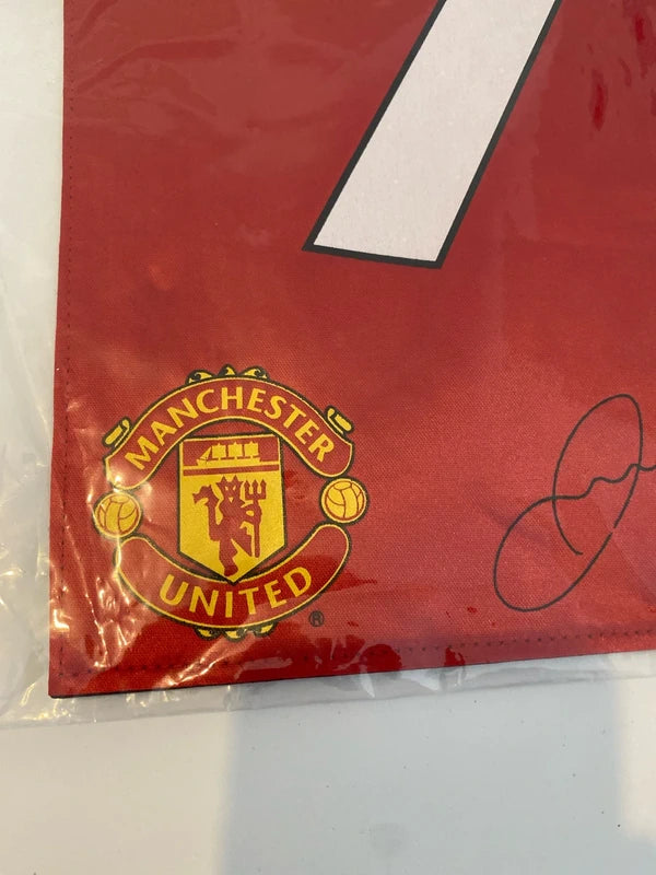 David Beckham Manchester United Pennant wall hanging Man U bar Mancave