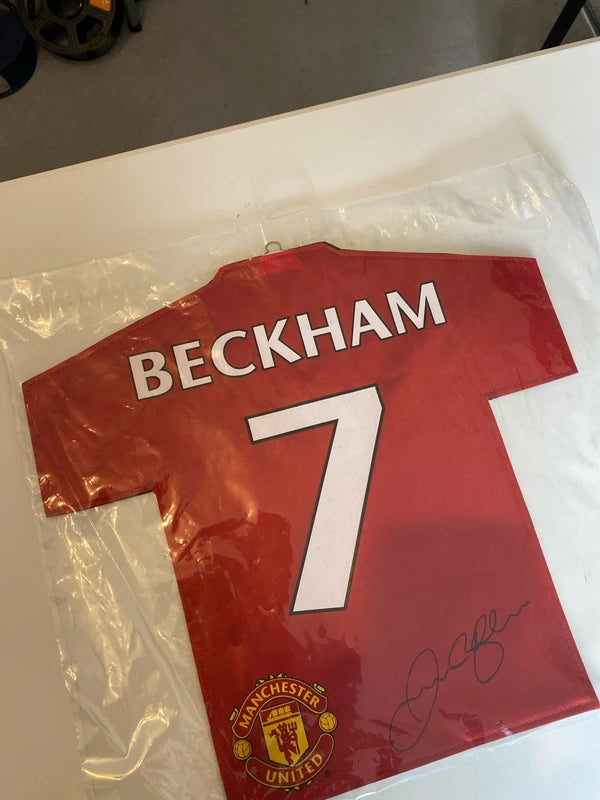 David Beckham Manchester United Pennant wall hanging Man U bar Mancave