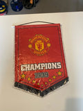 Vintage Manchester United champions 1999 football pennant Mancave homebar gift