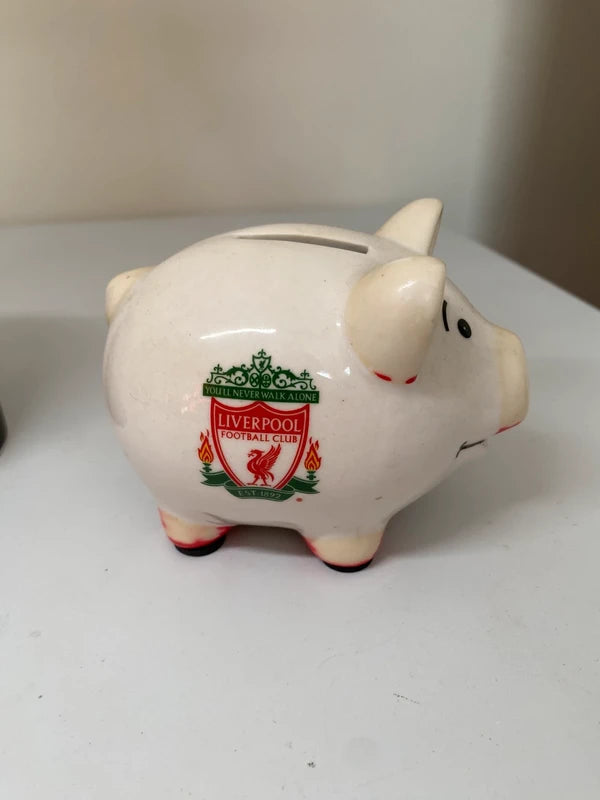 Bundle of Liverpool FC display desk pen holder piggy bank & mug LFC merch
