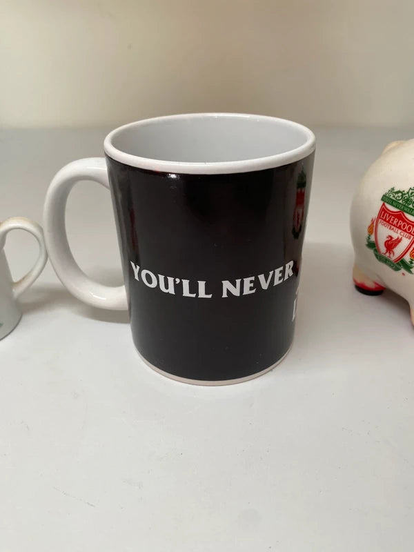 Bundle of Liverpool FC display desk pen holder piggy bank & mug LFC merch