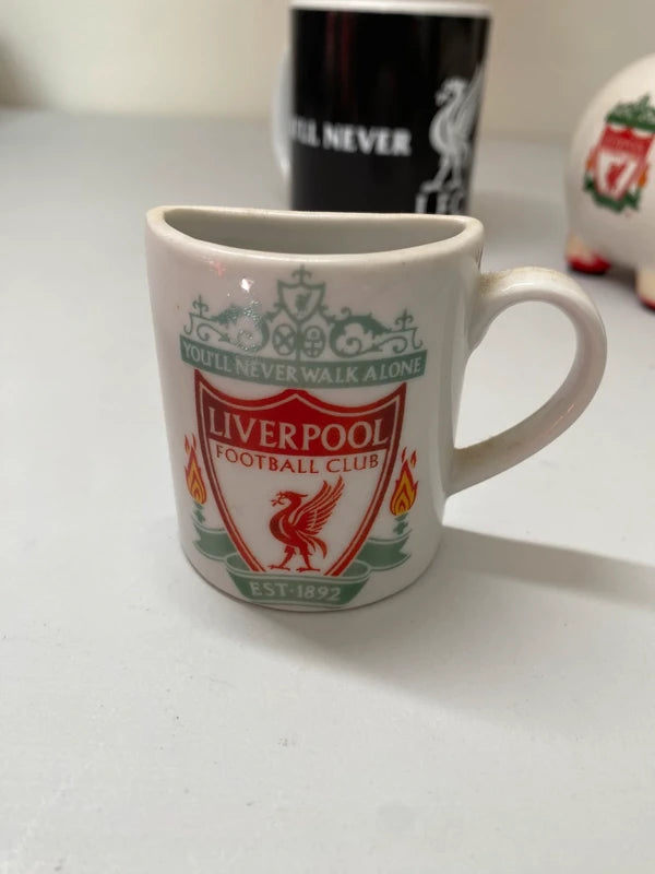 Bundle of Liverpool FC display desk pen holder piggy bank & mug LFC merch