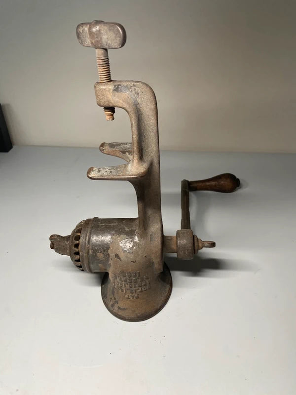 Vintage Cast Iron Meat Mincer/Grinder antique home decor prop country house