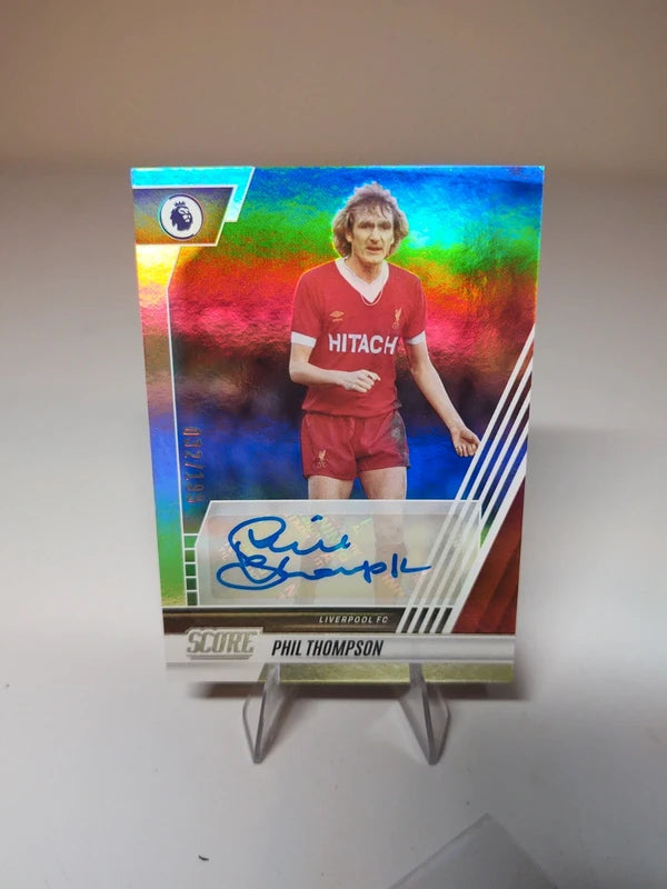 Phil Thompson 2022-23 Panini Score Signatures Auto /199 Liverpool Autograph